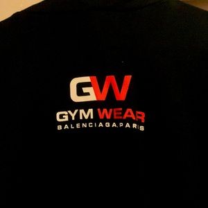 Oversized Balenciaga Gymwear hoodie